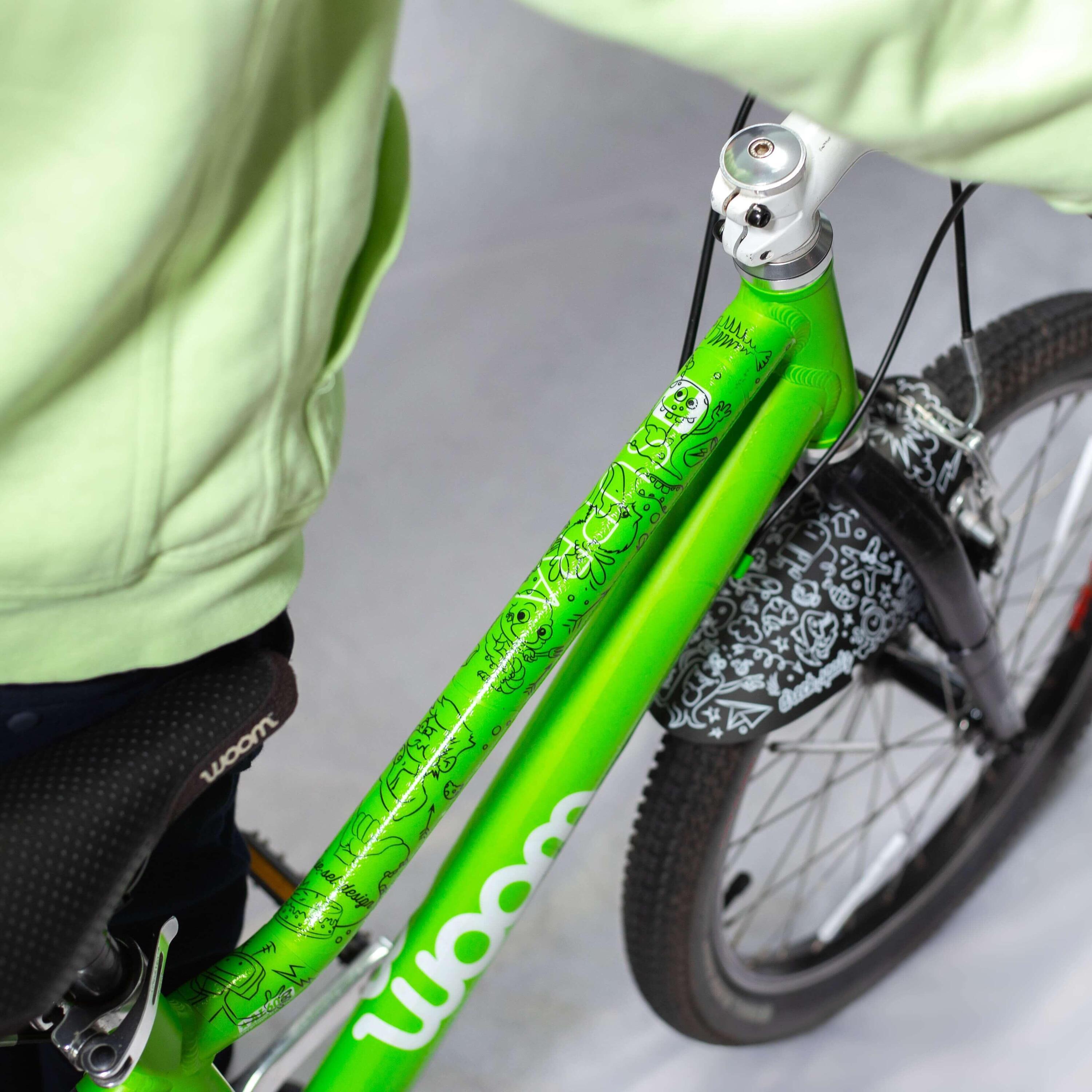 Aufkleber Schutzfolie Rahmenschutz für Kinderfahrräder 43-teilig 20'' - 26'' 6/7