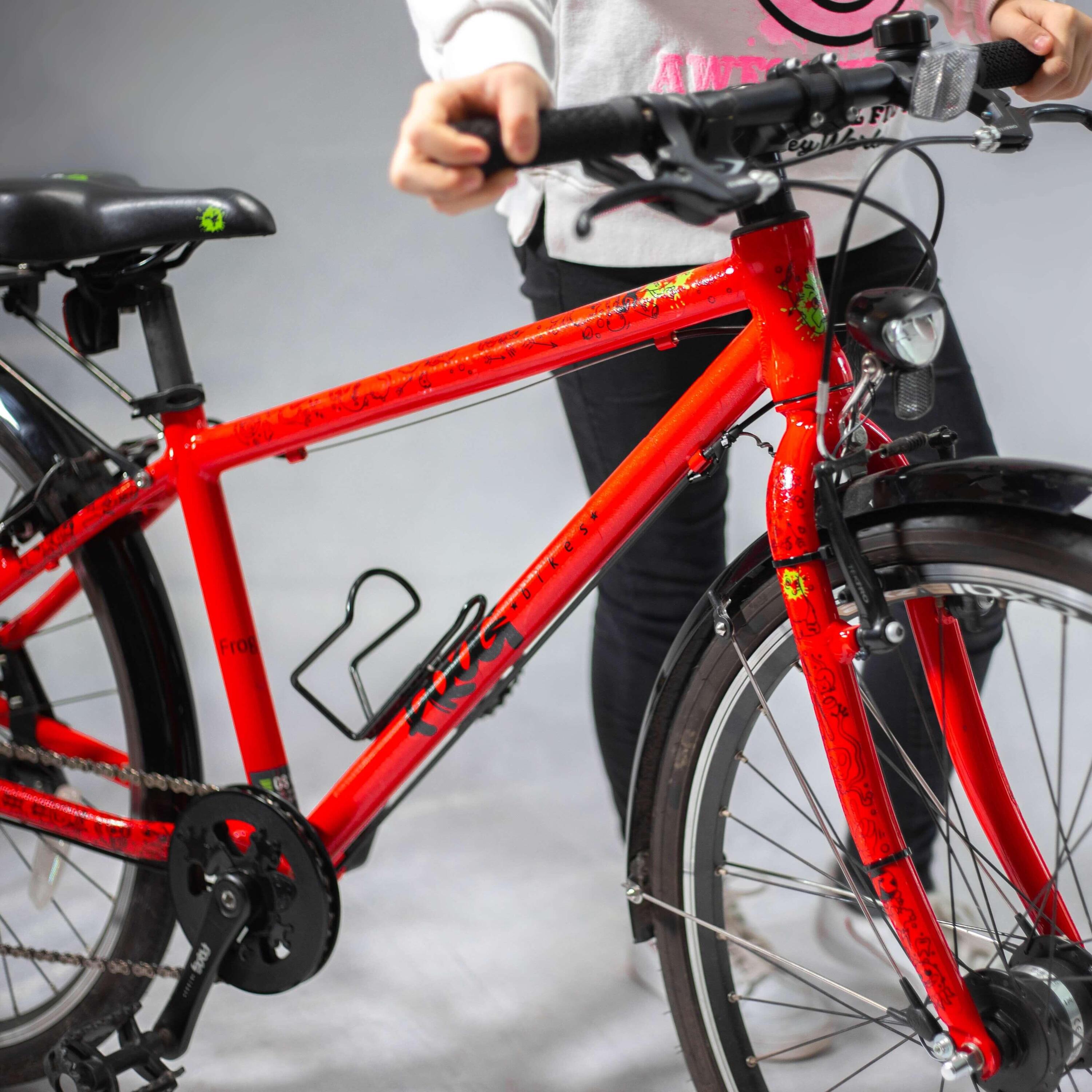 Aufkleber Schutzfolie Rahmenschutz für Kinderfahrräder 43-teilig 20'' - 26'' 5/7
