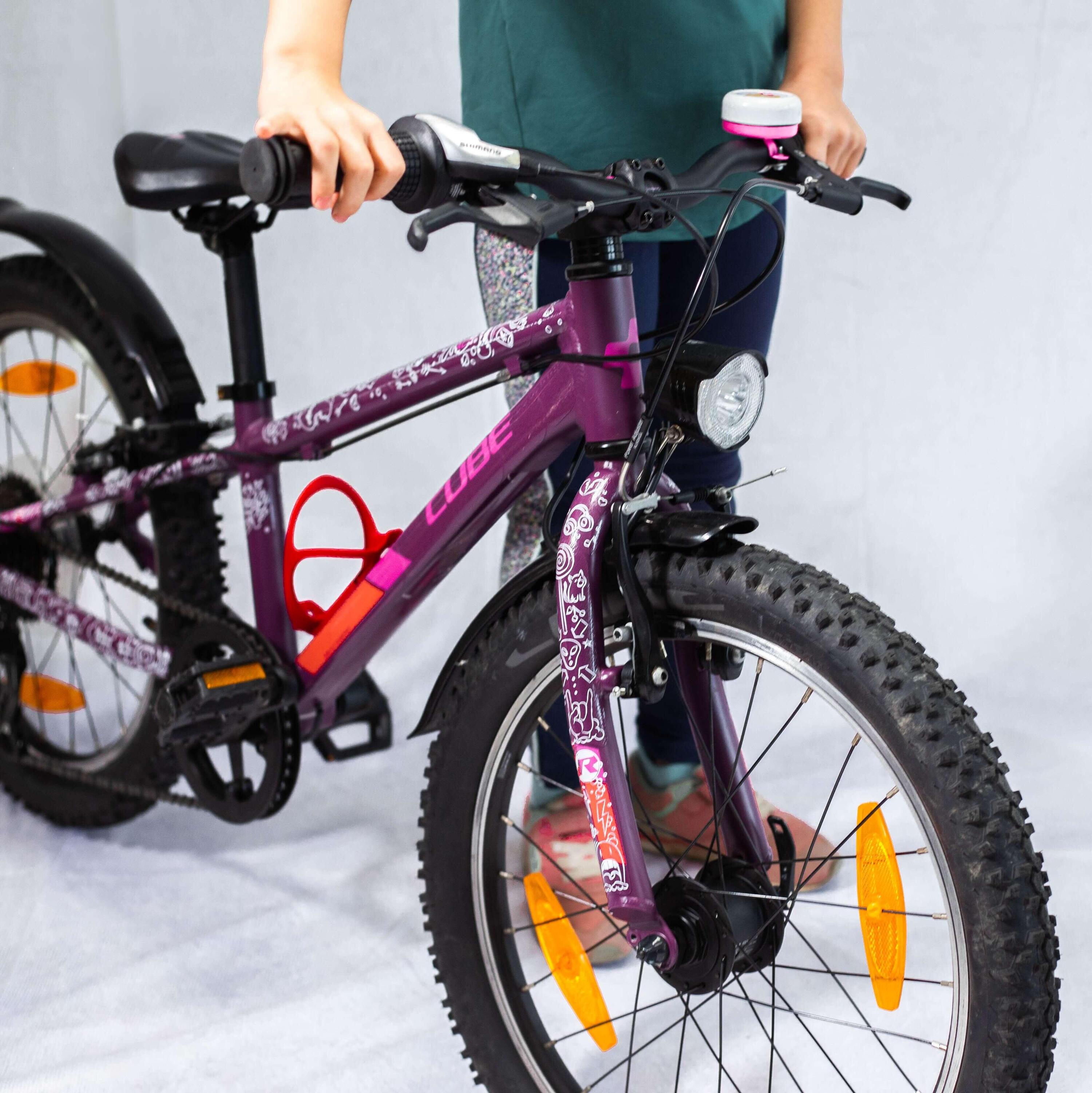 Aufkleber Schutzfolie Rahmenschutz für Kinderfahrräder 43-teilig 20'' - 26'' 5/7