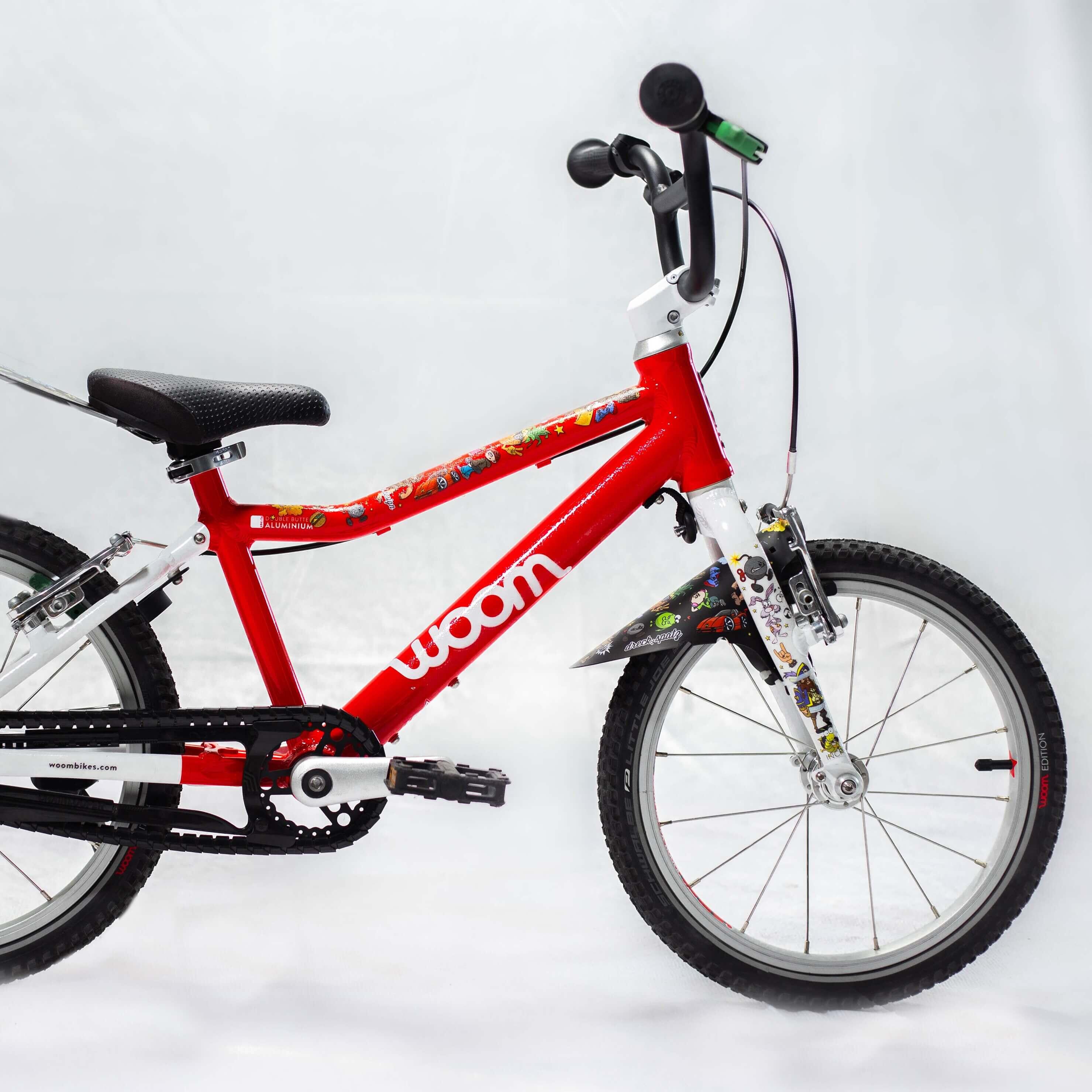 Aufkleber Schutzfolie Rahmenschutz für Kinderfahrräder 23-teilig 14'' - 18'' 4/7