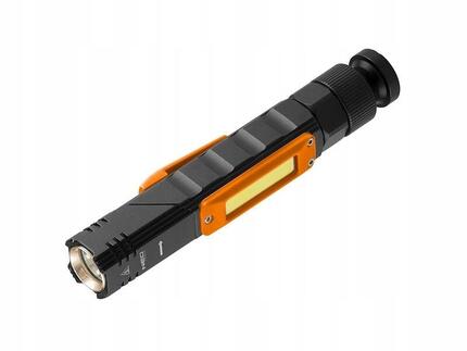 Latarka akumulatorowa USB 300 lm 2W1 5 trybów świecenia