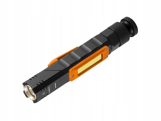 Latarka akumulatorowa USB 300 lm 2W1 5 trybów świecenia