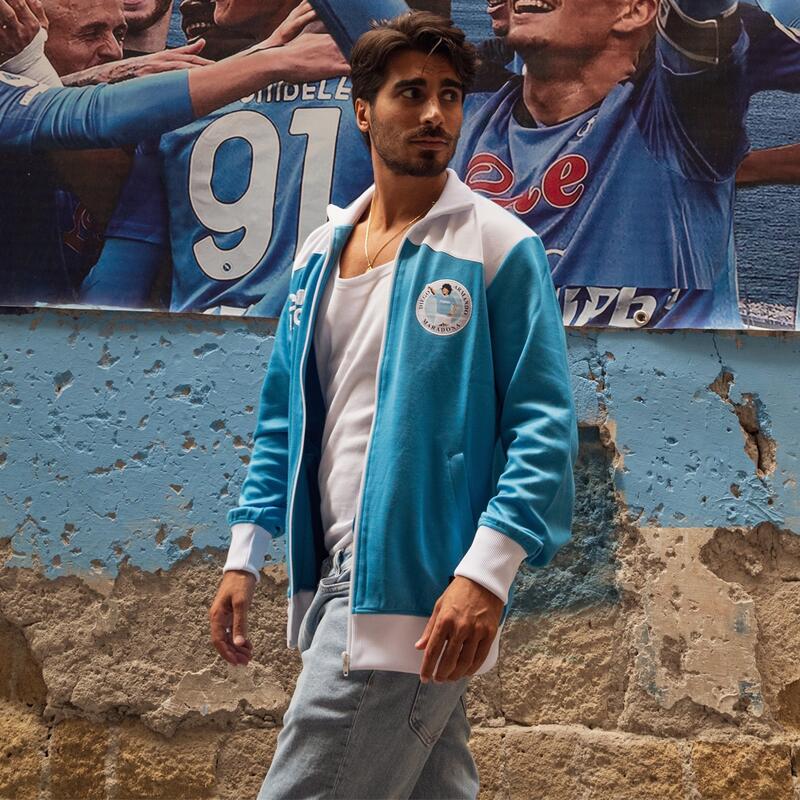 Maradona x COPA Napoli 1984 Chaqueta de Futbol Retro