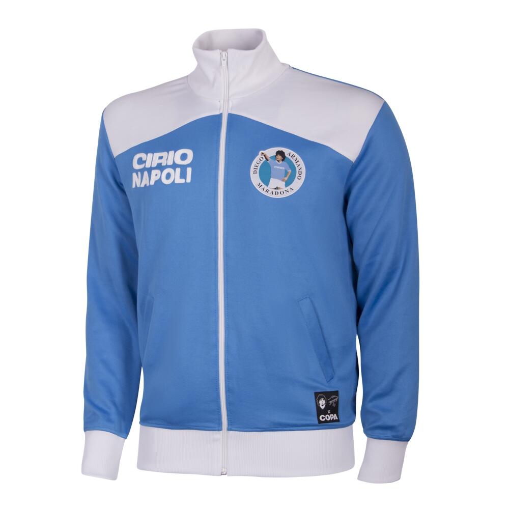 COPA FOOTBALL Voetbaljack - Heren - Retro - Maradona Napoli 1984 - Blauw