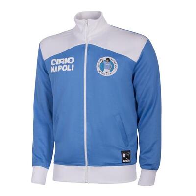 Voetbaljack - heren - retro - maradona napoli 1984 - blauw