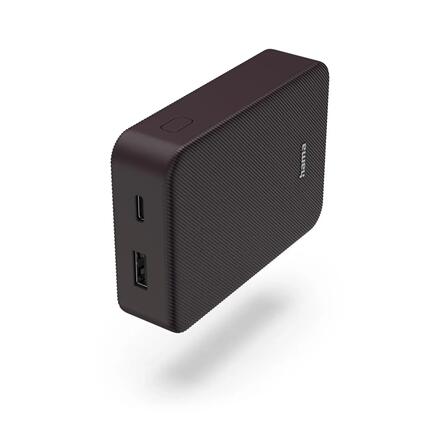 HAMA Power Pack Colour 10, 10000mAh, USB-C, USB-A, Rot