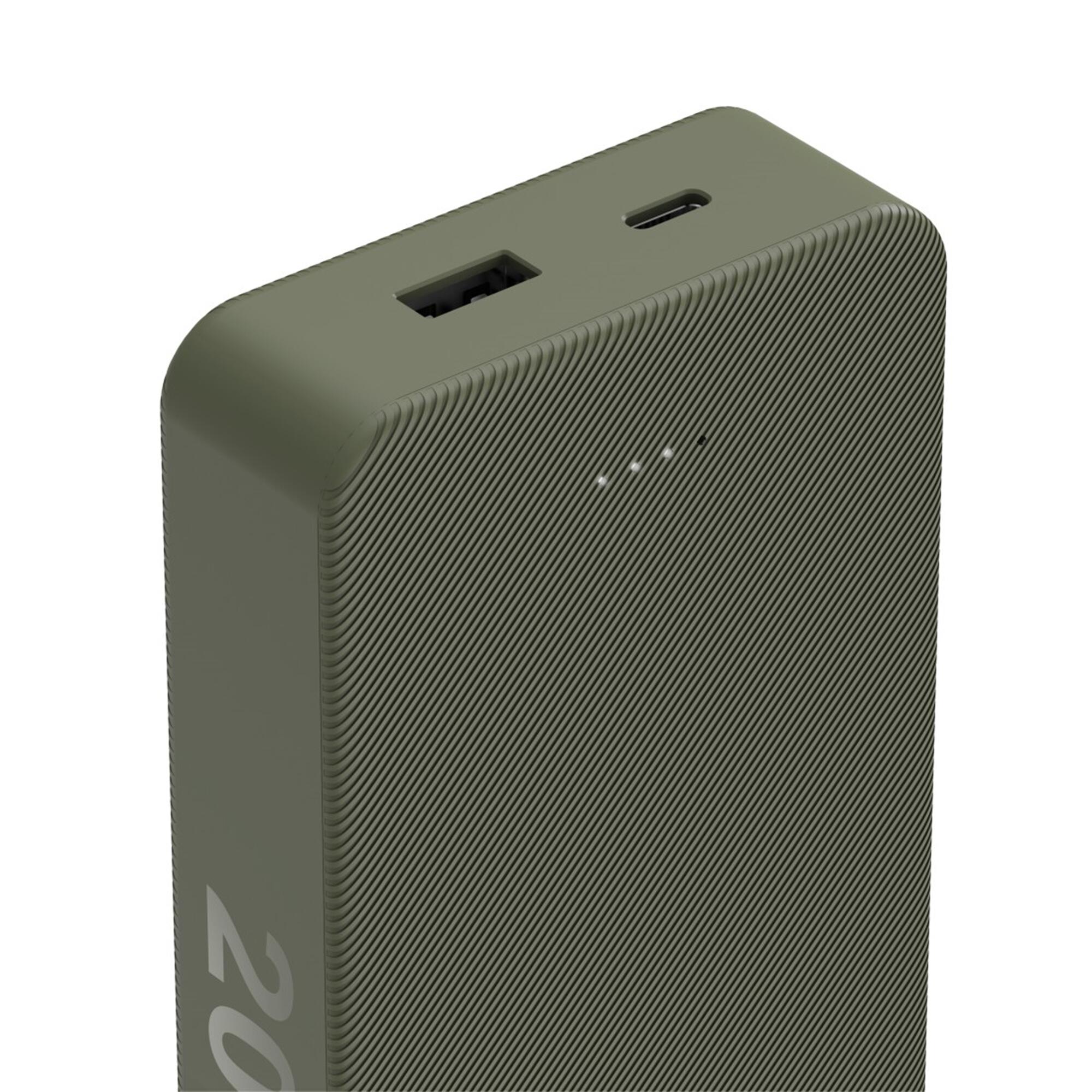 HAMA Power Pack Colour 20, 20000mAh, USB-C, USB-A, Grün 4/5