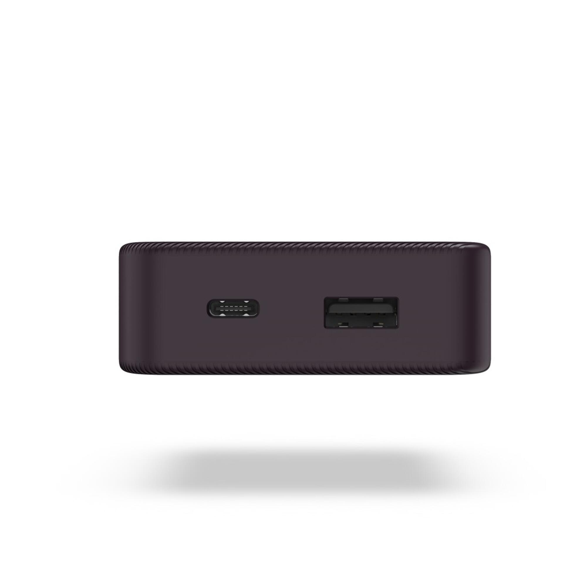 HAMA Power Pack Colour 10, 10000mAh, USB-C, USB-A, Pflaume 2/5