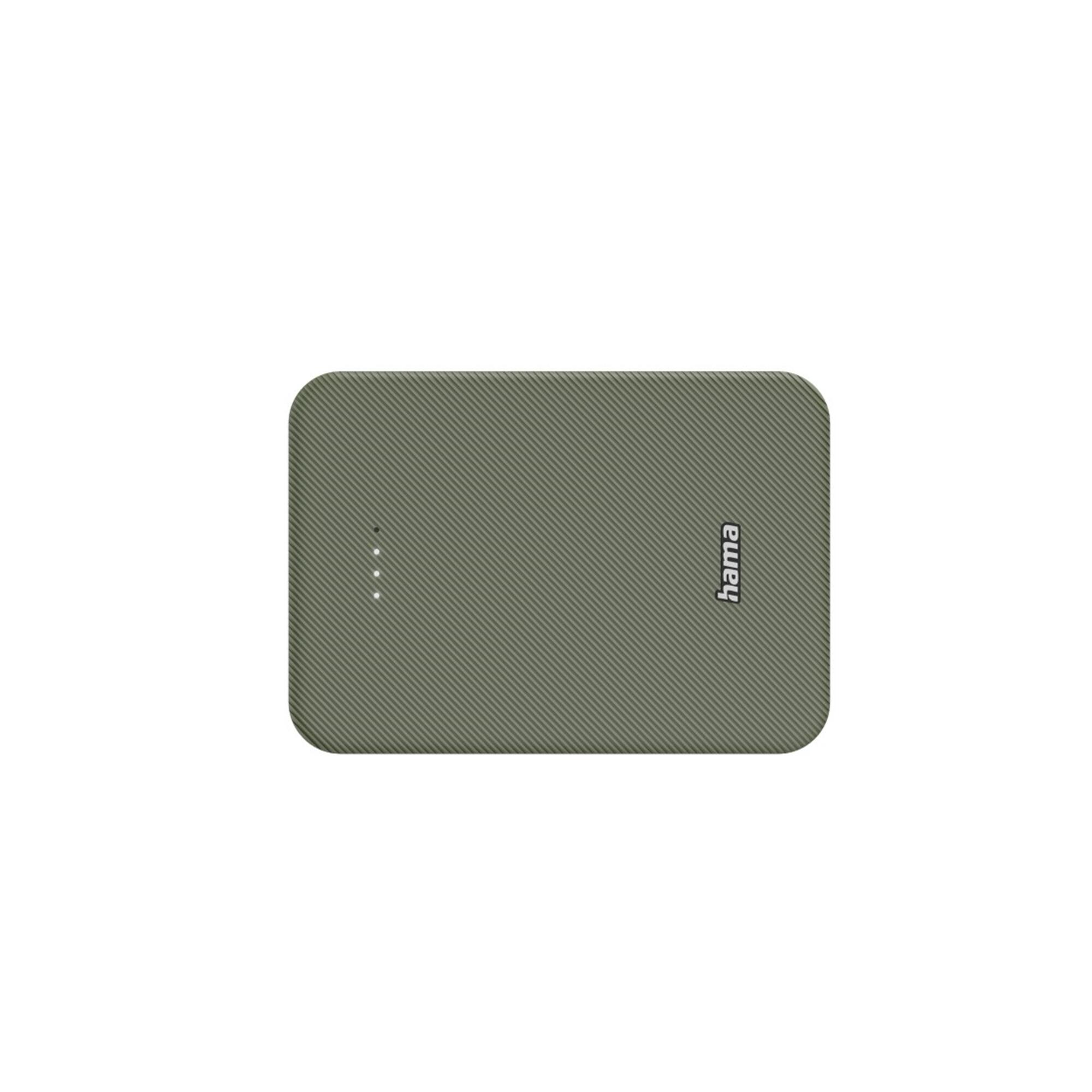 HAMA Power Pack Colour 10, 10000mAh, USB-C, USB-A, Grün 3/5