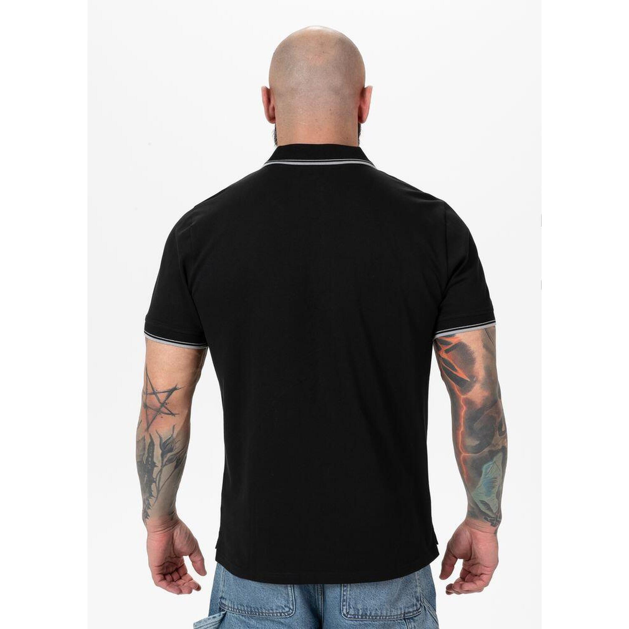Tricou bărbați Pitbull Polo Pique Dungi Regular