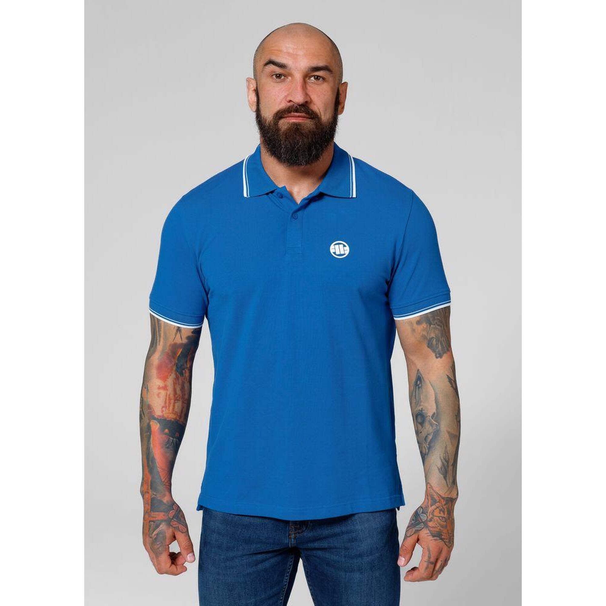 Tricou bărbați Pitbull Polo Pique Dungi Regular