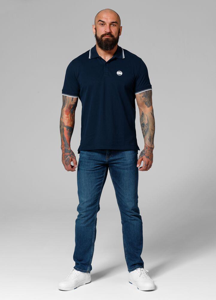 Koszulka męska Pitbull Polo Pique Stripes Regular 3/7