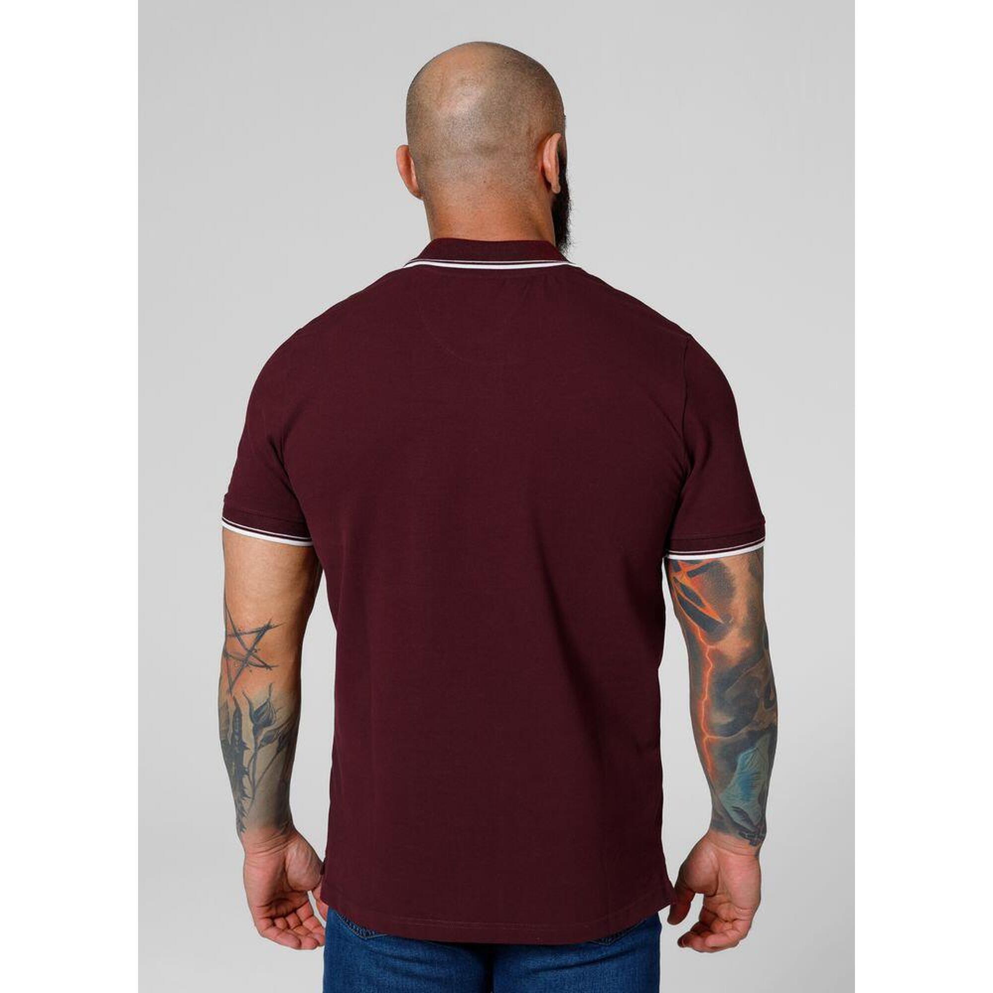 Tricou bărbați Pitbull Polo Pique Dungi Regular