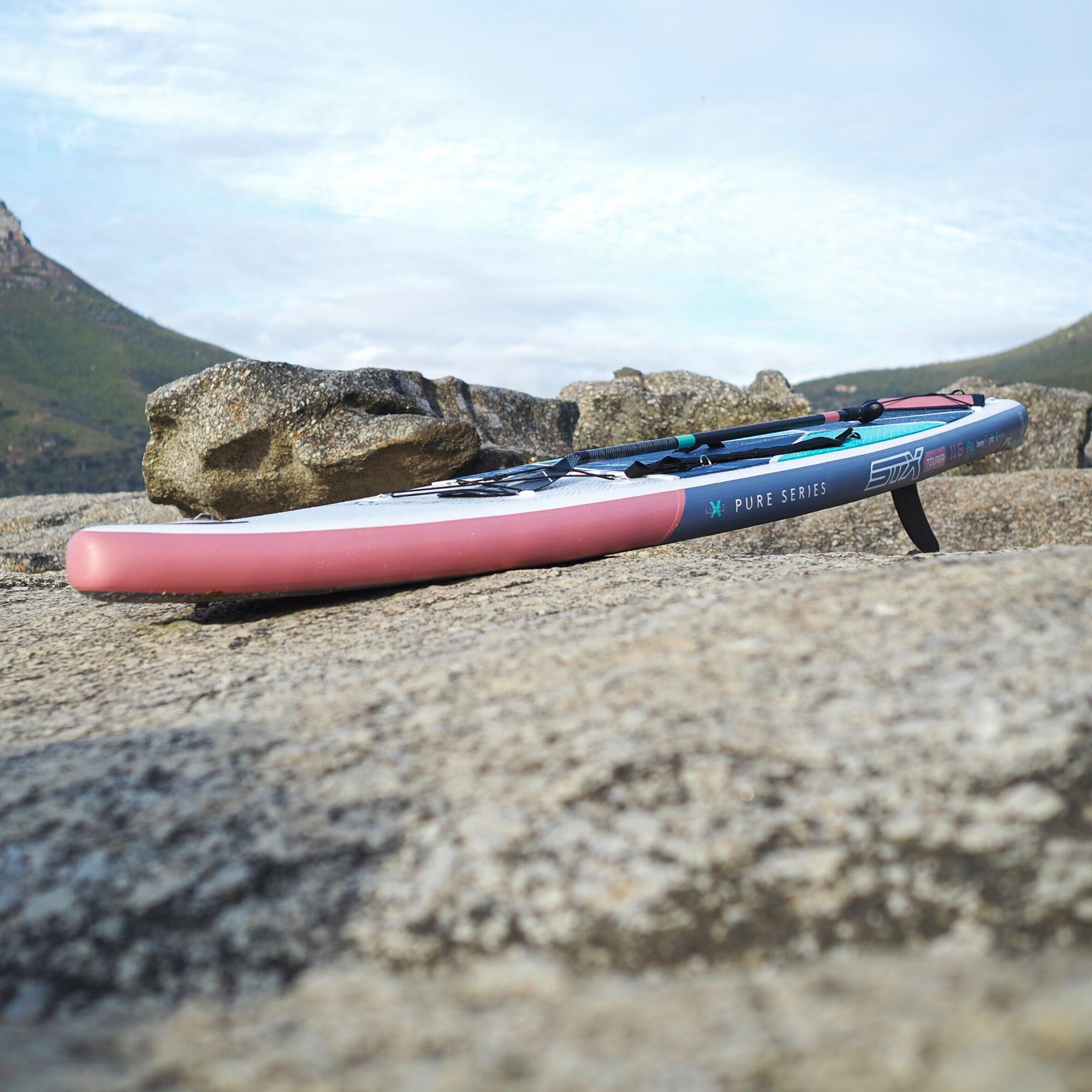 Nafukovací paddleboard SUP STX Pure Tourer 14' NAVY/ROSE 5/7