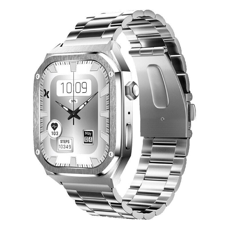 Ceas Smartwatch Maxcom FW65 Iron S, ecran 1.95 AMOLED, rezolutie 410502, 340 mAh