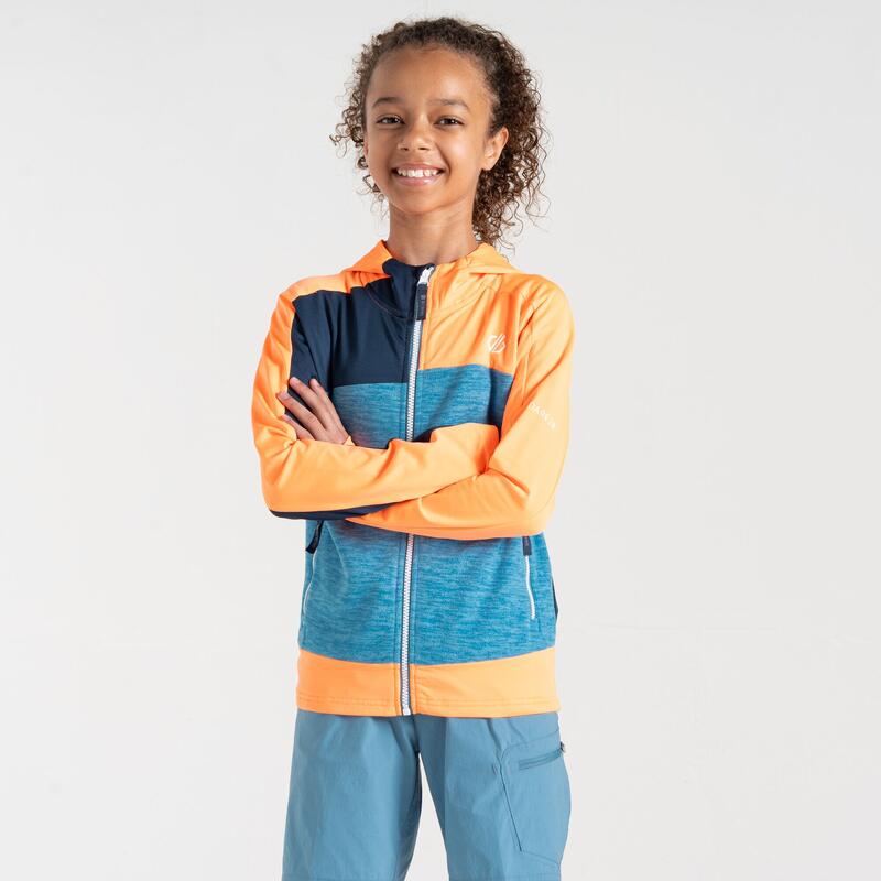 Couche intermédiaire de randonnée extensible à demi-zip enfant Thriving II