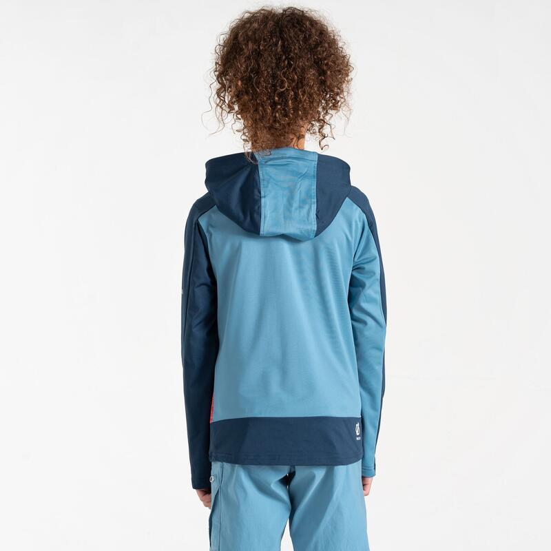 Couche intermédiaire de randonnée extensible à demi-zip enfant Thriving II