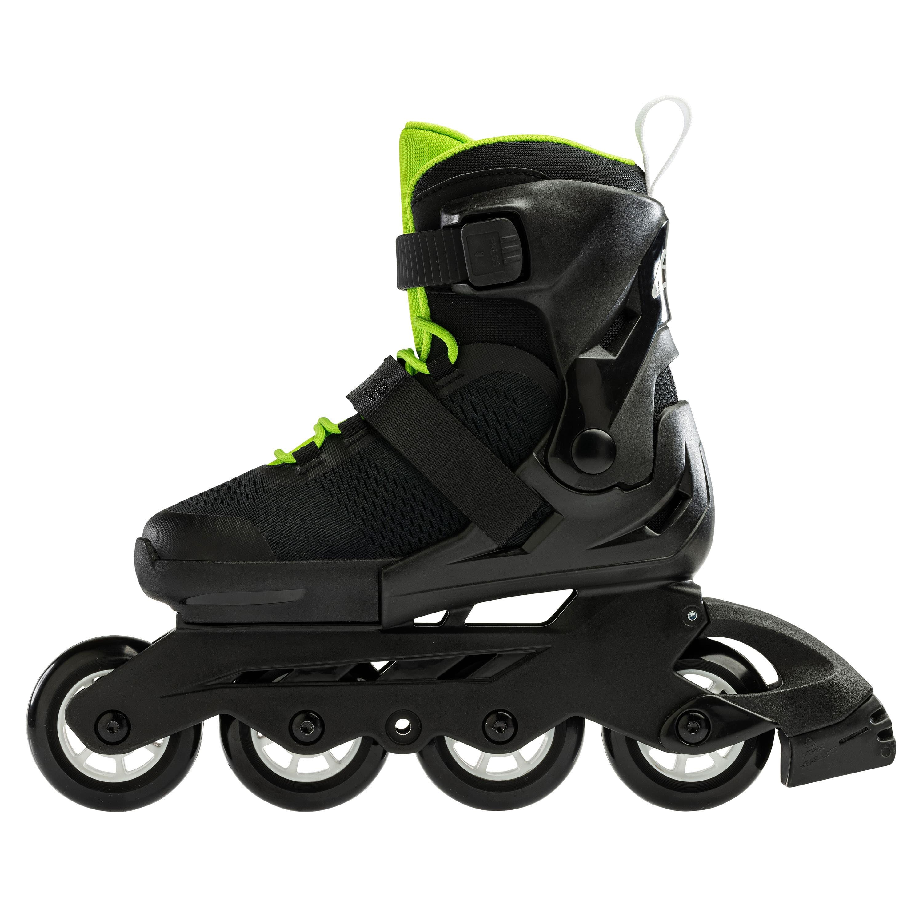 Pattini In Linea Rollerblade Microblade Per Ragazzi - Regolabili 4 Taglie, Colorati, Con Protezioni - Foto 6
