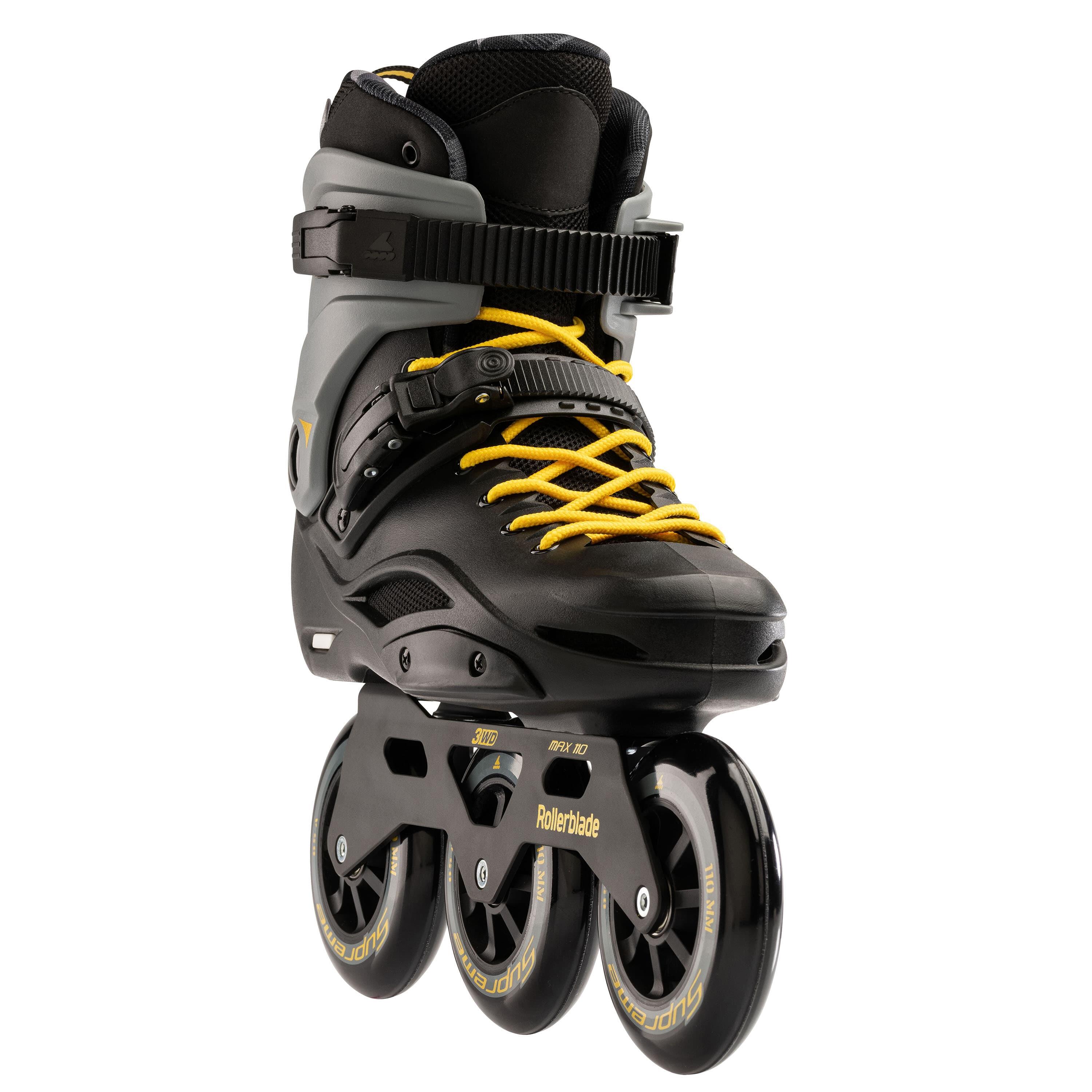 ROLLERBLADE RB 110, NEGRO/AMARILLO AZAFRÁN, 39 4/7