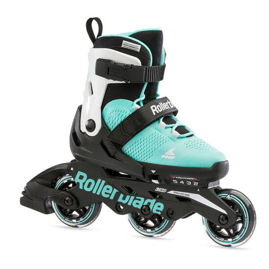 Rolki Rollerblade Microblade 3WD G Aqua White Fitness Rekreacja Dla dzieci