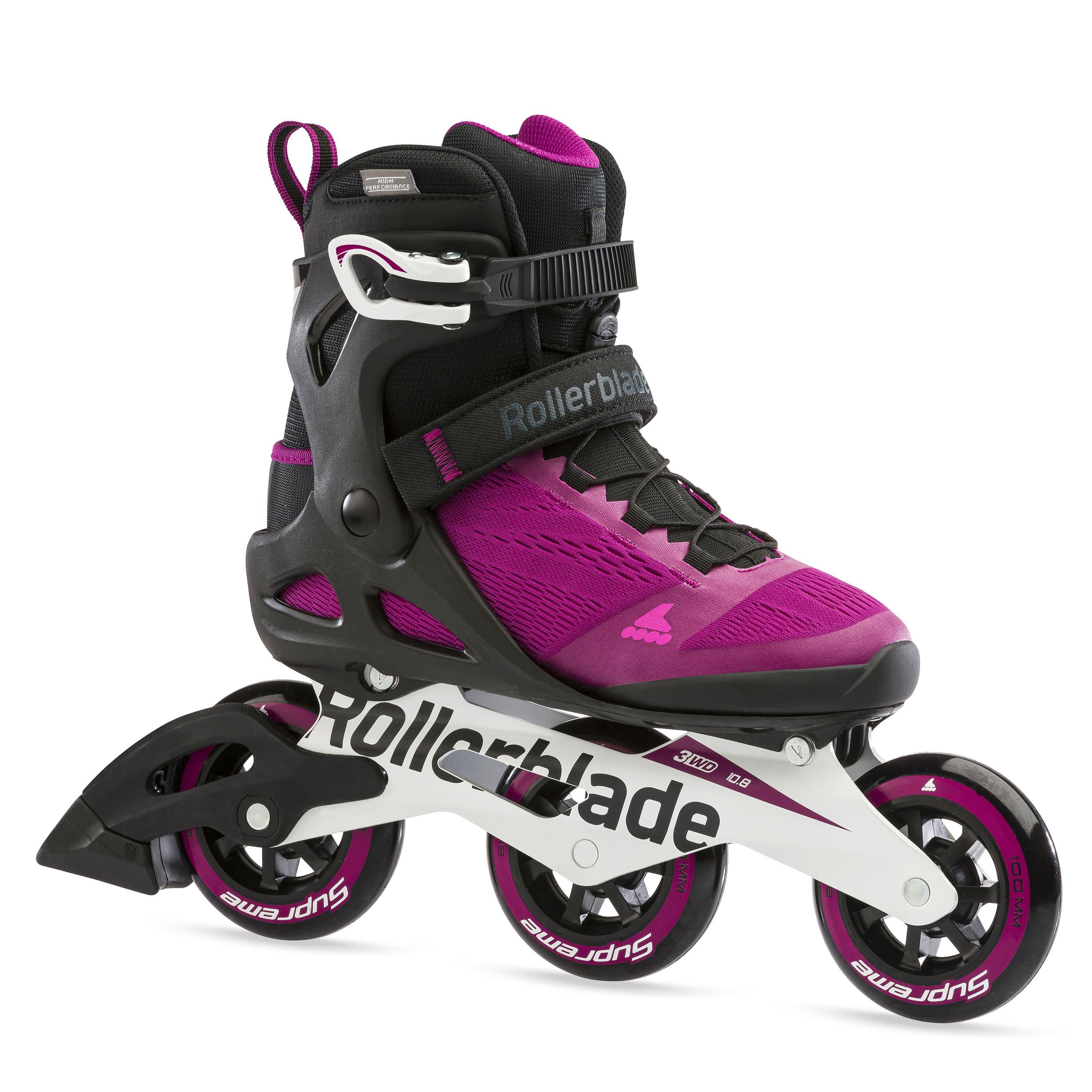 Rollerblade - Rollerblade Macroblade 100 3wd W, Violet/noir, 40.5 - Patins À Roulettes - Noir|violet - 40,5 - Decathlon