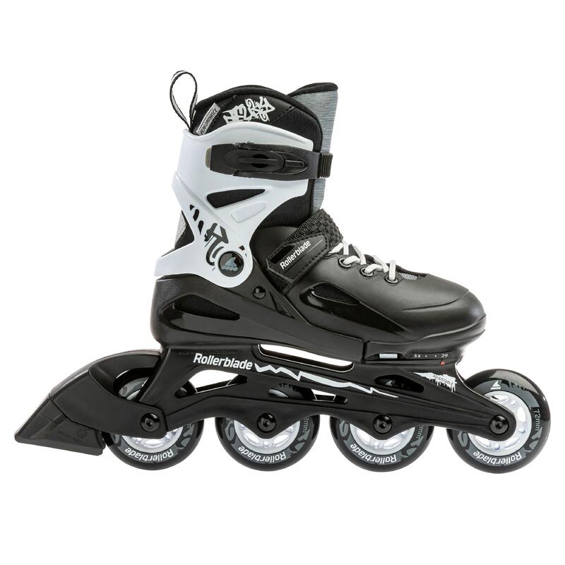 ROLLERBLADE FURY, NEGRO/ BLANCO, 29-33