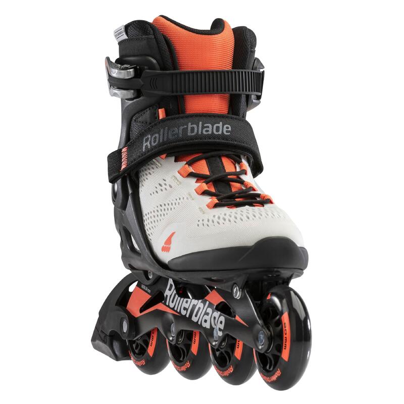 ROLLERBLADE MACROBLADE 80 W, GHIACCIO/CORALLO, 38