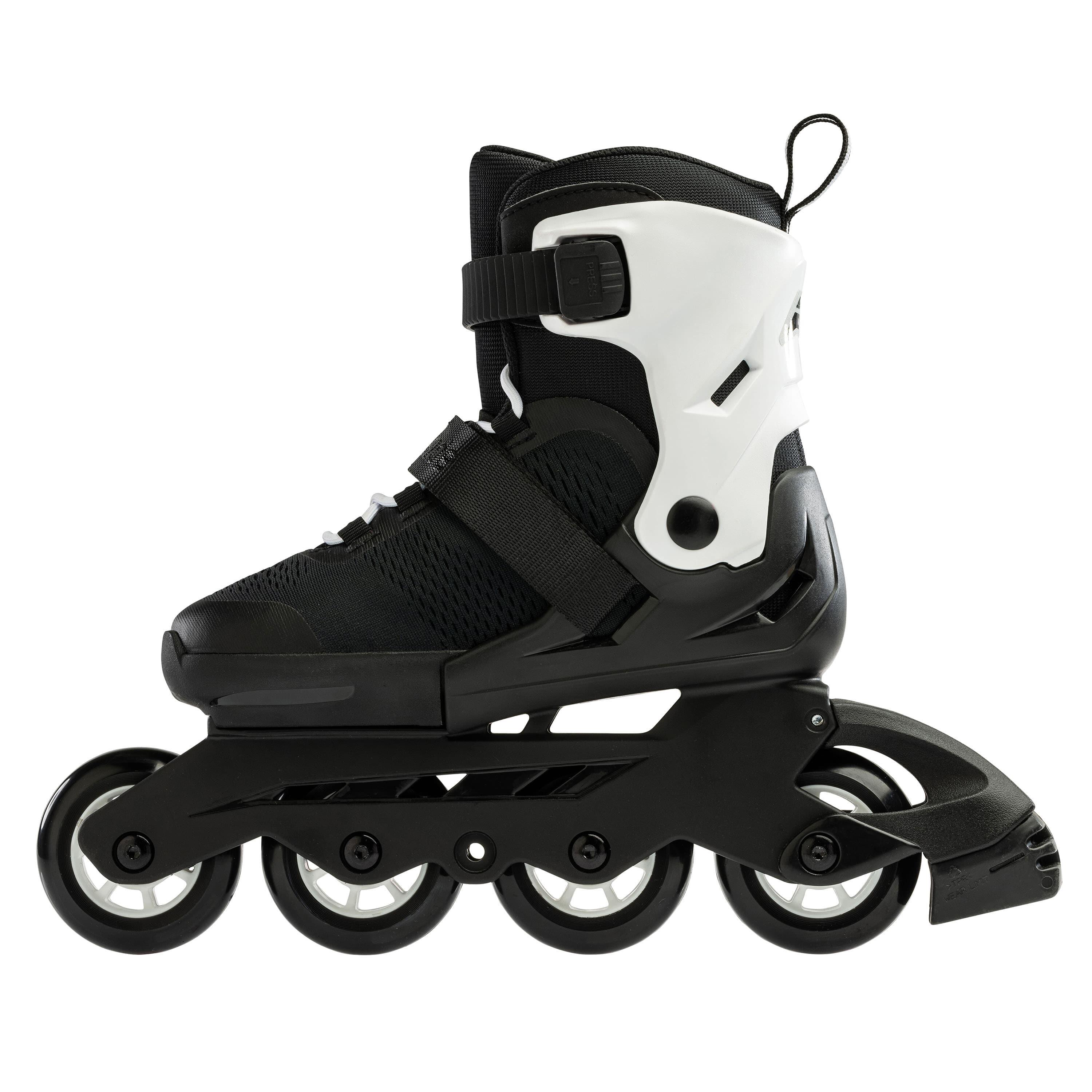 ROLLERBLADE MICROBLADE, BLACK/WHITE, 28-32 2/6