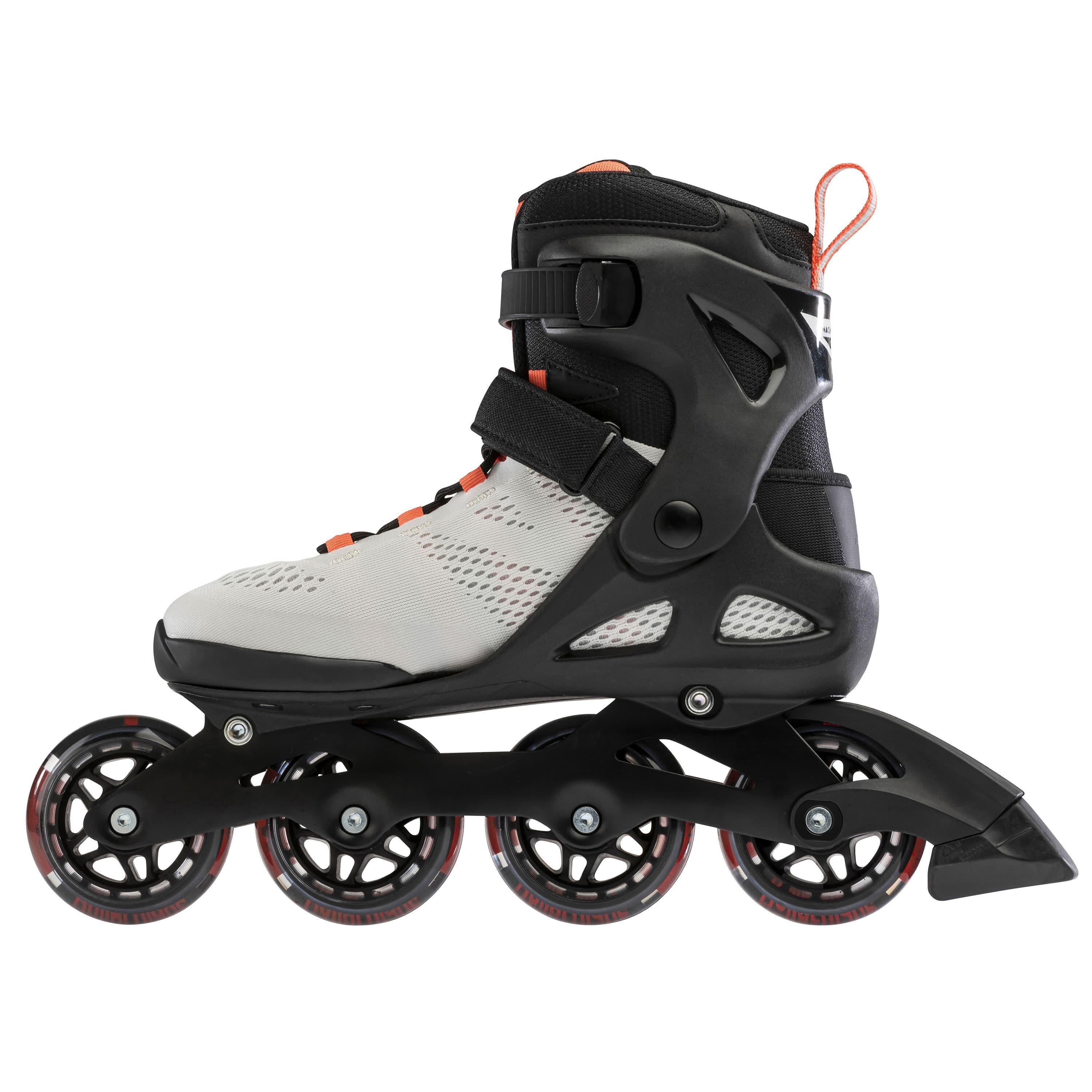 ROLLERBLADE MACROBLADE 80 W, GRIS GLACIAR/CORAL, 38.5 2/7
