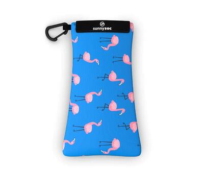 Sunnysoc FLAMINGO Etui Brille Sonnenbrille Handy Tasche Schutzhülle Beutel Sack
