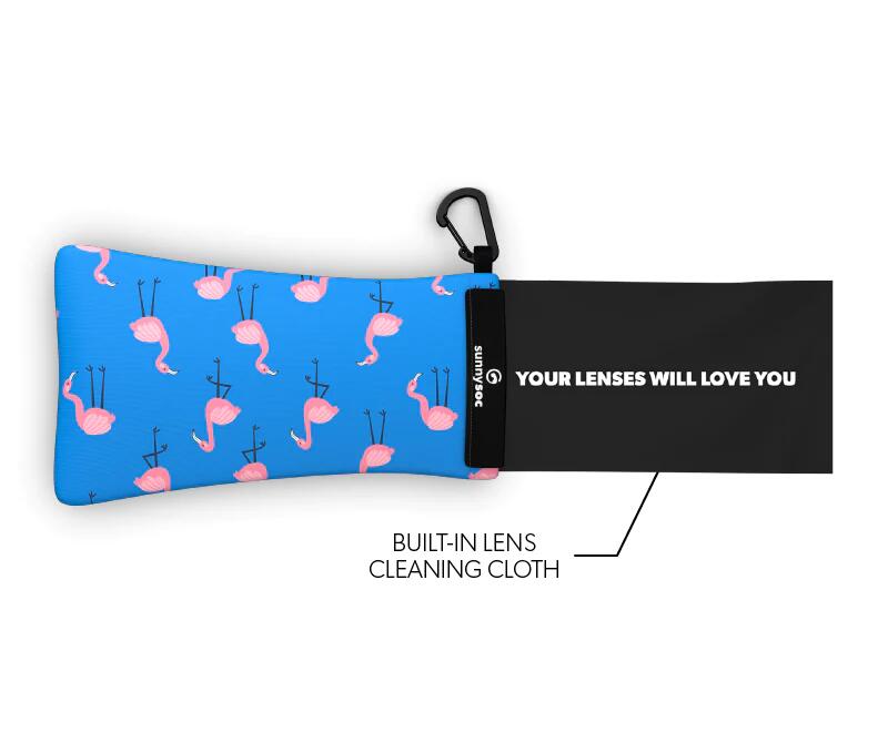 Sunnysoc FLAMINGO Etui Brille Sonnenbrille Handy Tasche Schutzhülle Beutel Sack 4/7