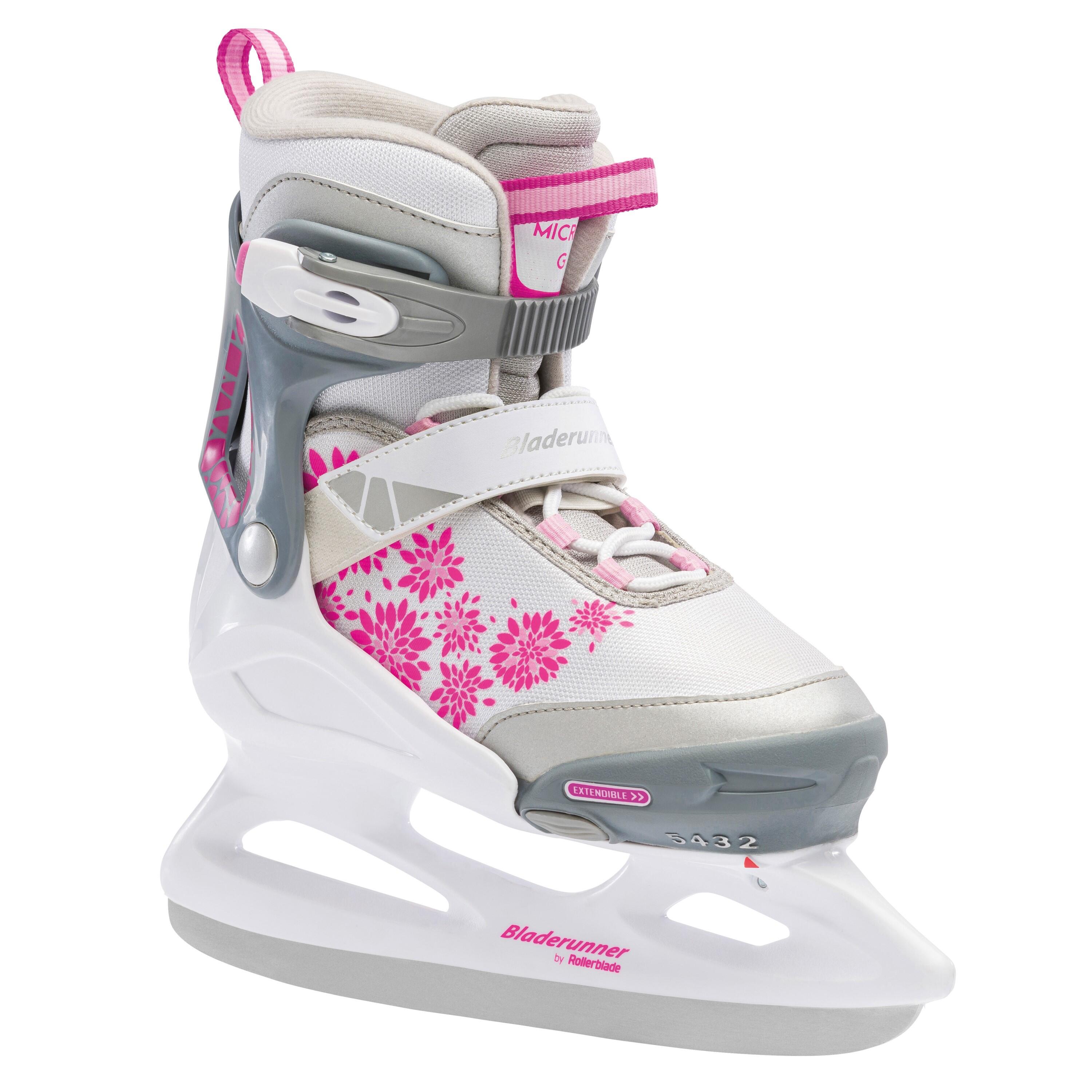 Rollerblade - Rollerblade Micro Ice G, Blanc/rose, 37-40 - Patins À Glace - Blanc|rose - Decathlon