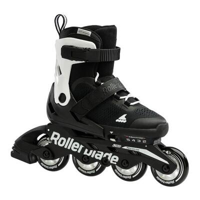 Dzieci rolki oddychające Rollerblade Microblade czarne