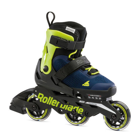 ROLLERBLADE MICROBLADE 3WD BLU ROYAL/LIME 36.5-40.5