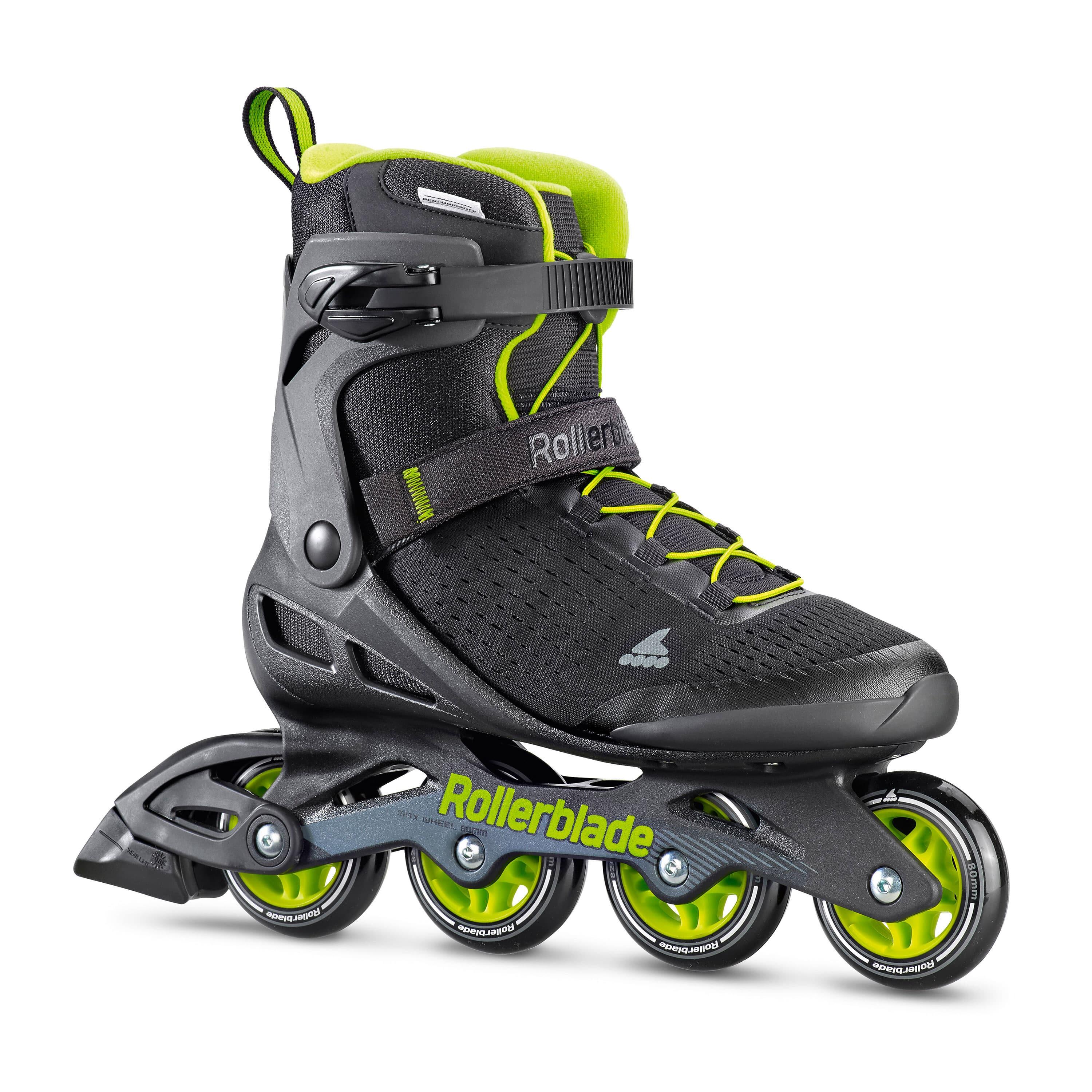 ROLLERBLADE ZETRABLADE ELITE, NOIR/LIME, 40.5 1/5