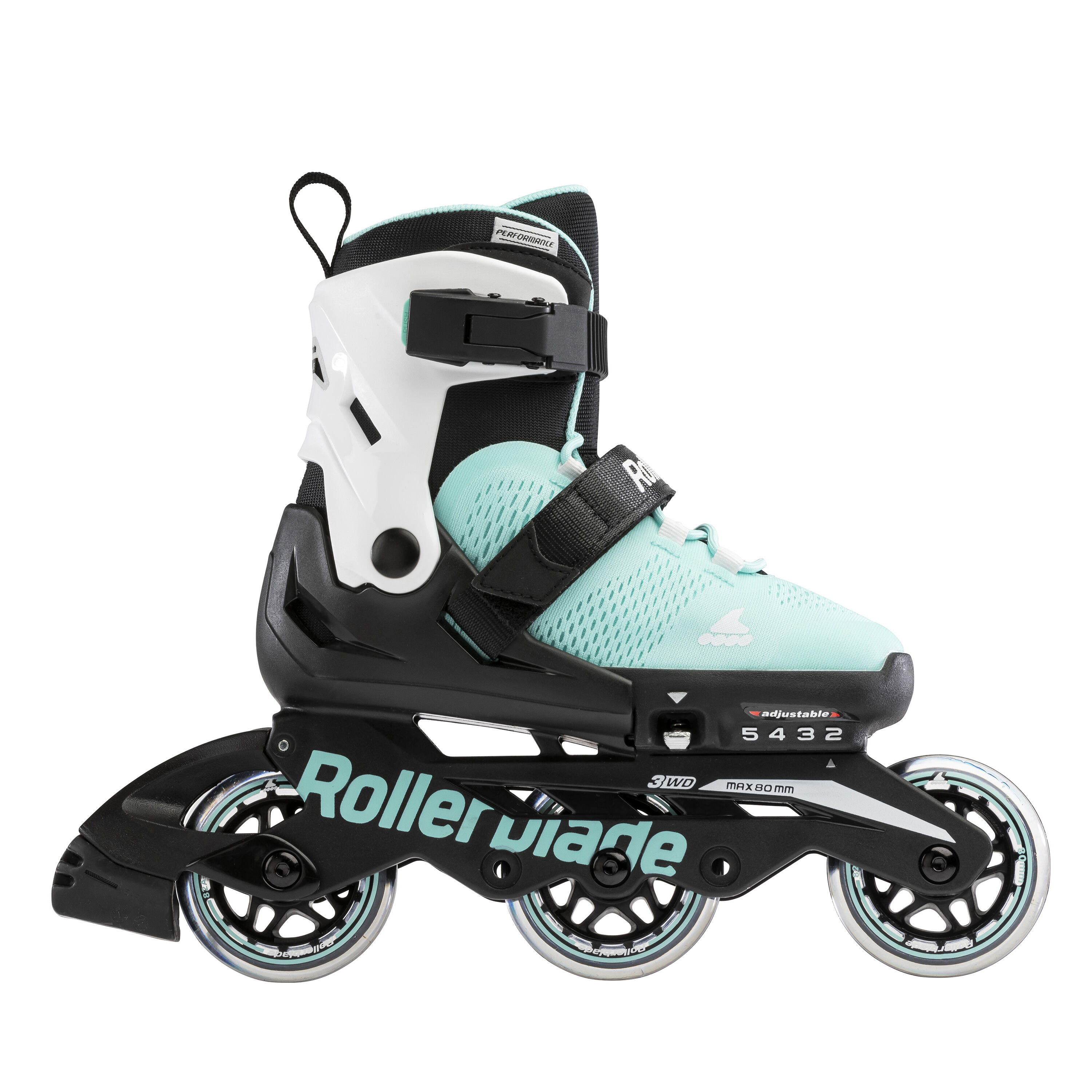 Pattini Inline Rollerblade Microblade Per Bambini E Ragazzi - Regolabili In 4 Taglie, Con Ruote 72mm - Foto 6