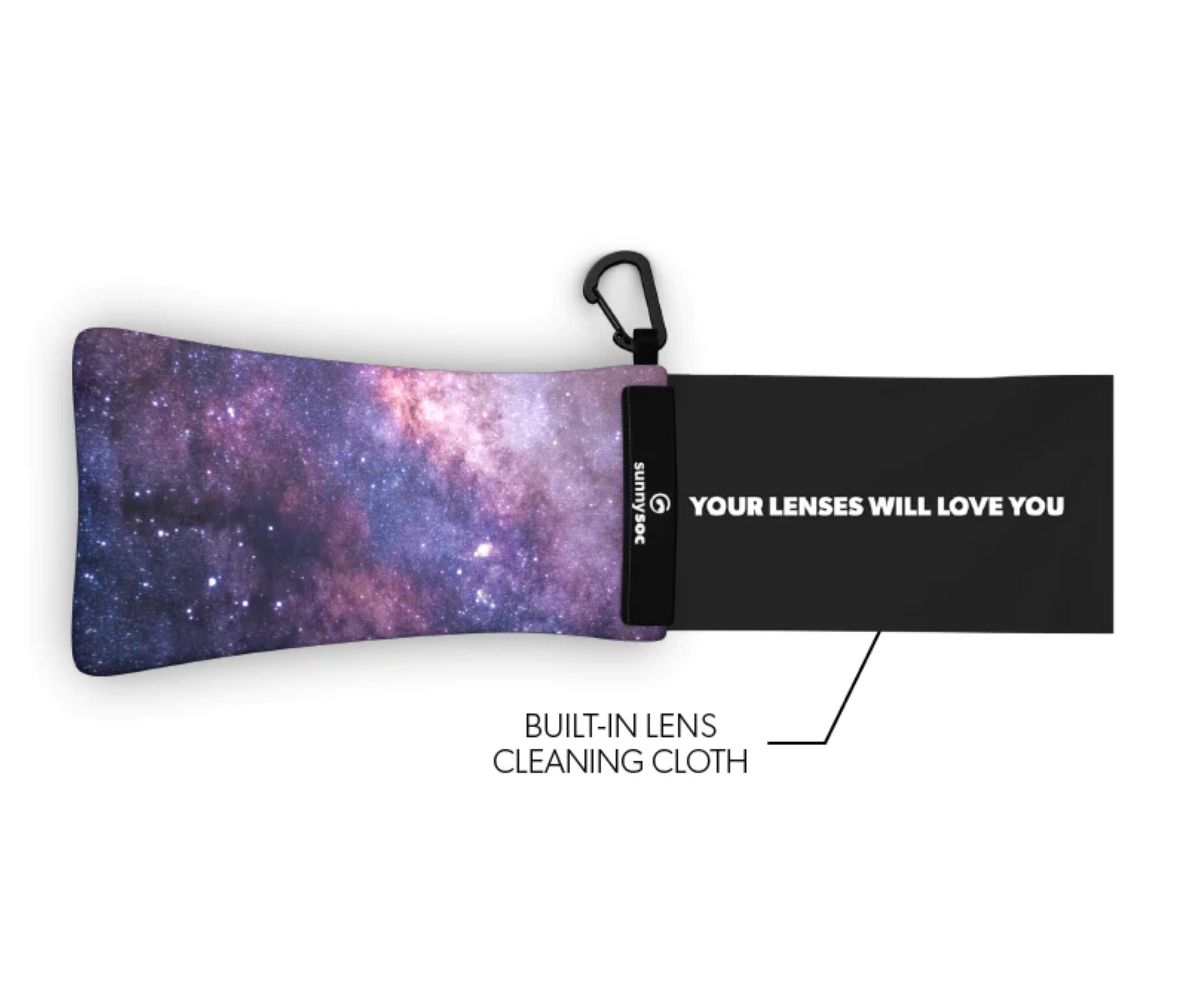 Sunnysoc GALACTIC Etui Brille Sonnenbrille Handy Tasche Schutzhülle Beutel Sack 4/7