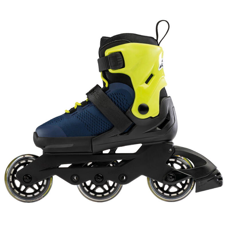 ROLLERBLADE MICROBLADE 3WD, BLEU ROYAL/LIME, 36.5-40.5