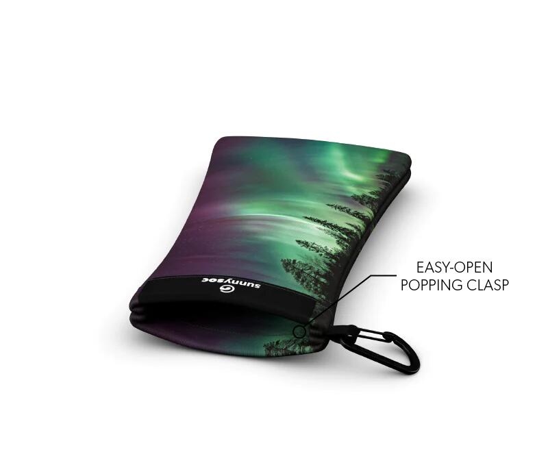 Sunnysoc AURORA Etui Brille Sonnenbrille Handy Tasche Schutzhülle Beutel Sack 3/7