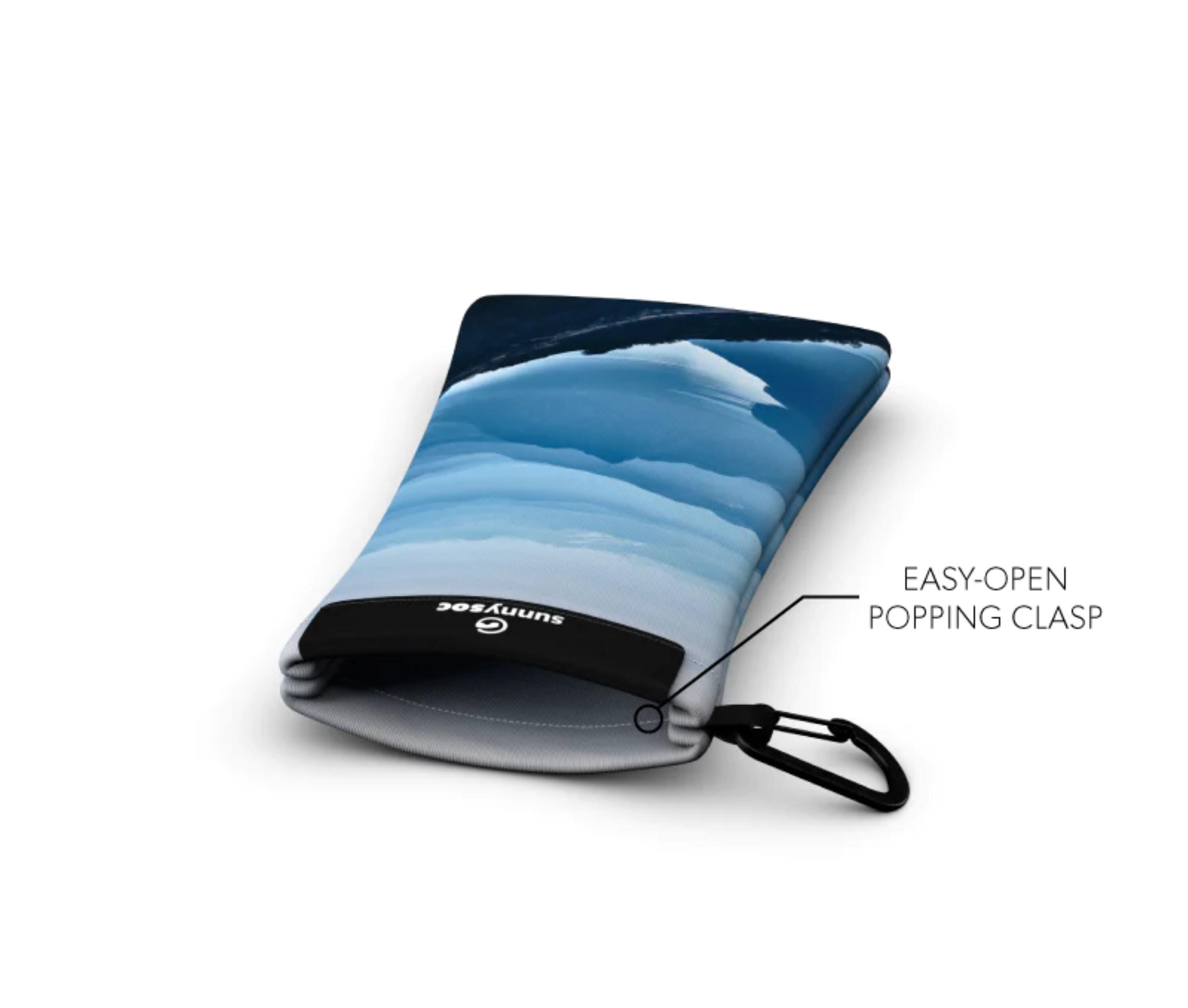 Sunnysoc MOUNTAINS Etui Brille Sonnenbrille Handy Tasche Schutzhülle Beutel Sack 3/7