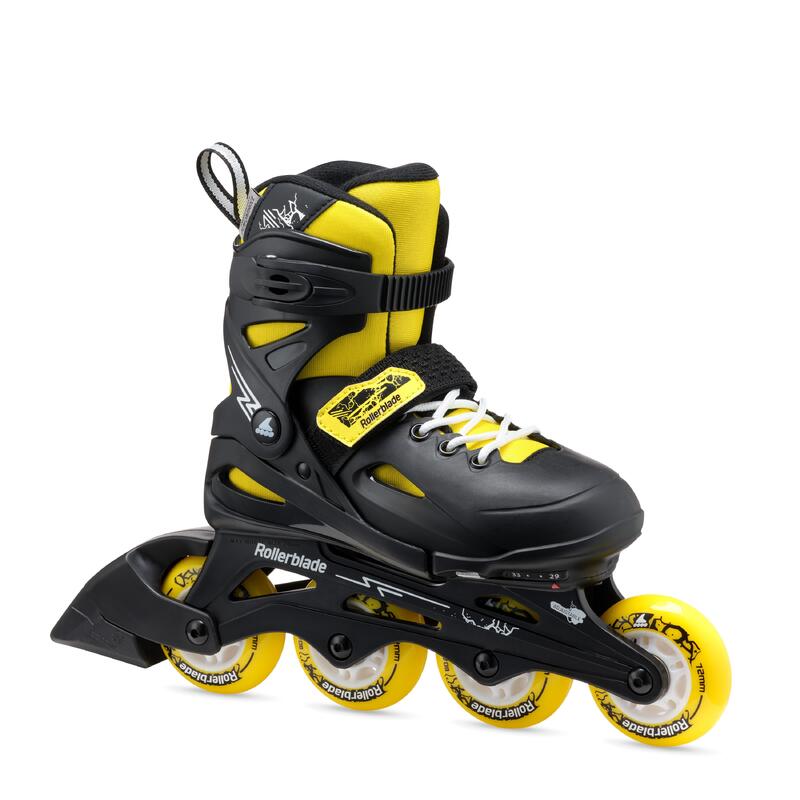 ROLLERBLADE FURY, NOIR/JAUNE, 33-38