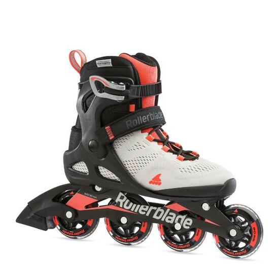 ROLLERBLADE MACROBLADE 80 W, GRIS GLACIER/CORAIL, 38