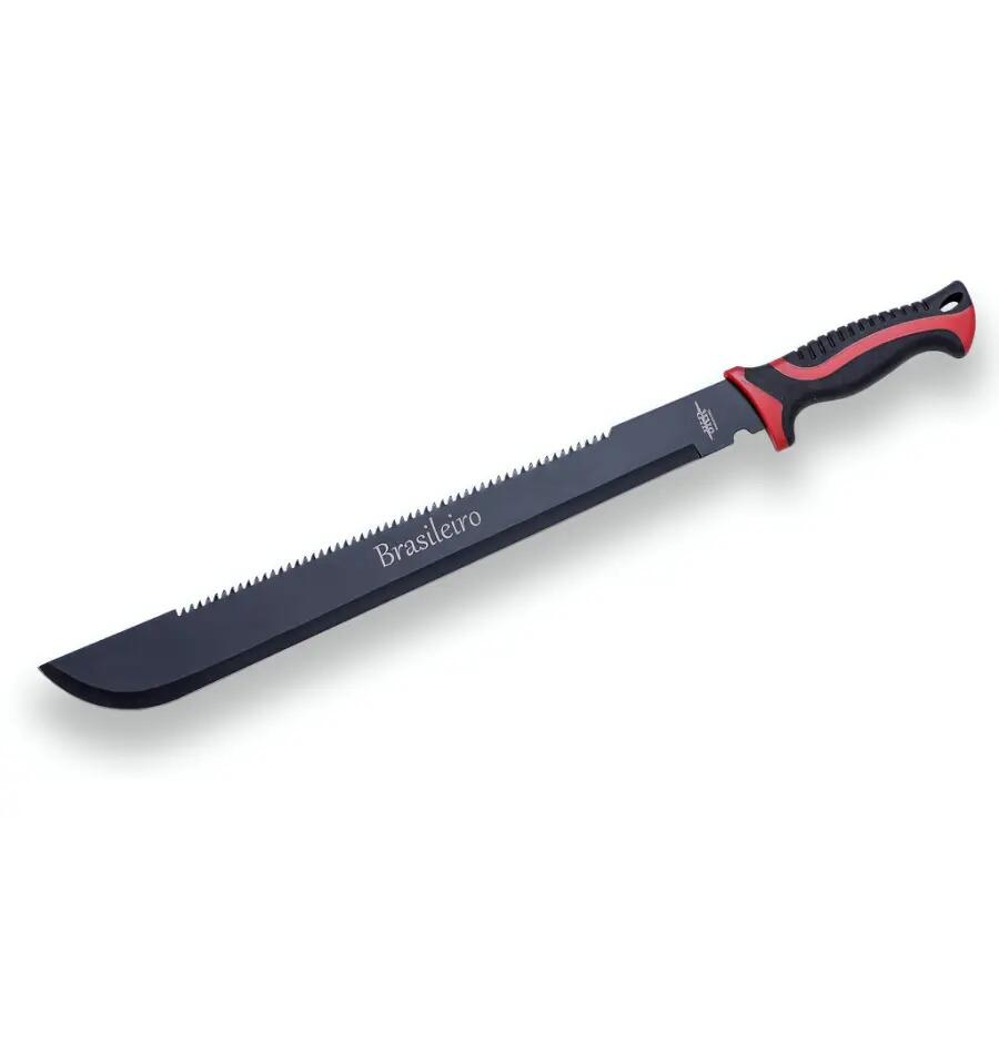 Maczeta Joker Brasileiro, stal nierdzewny 46 cm, z zębami piły i futerałem 2/3