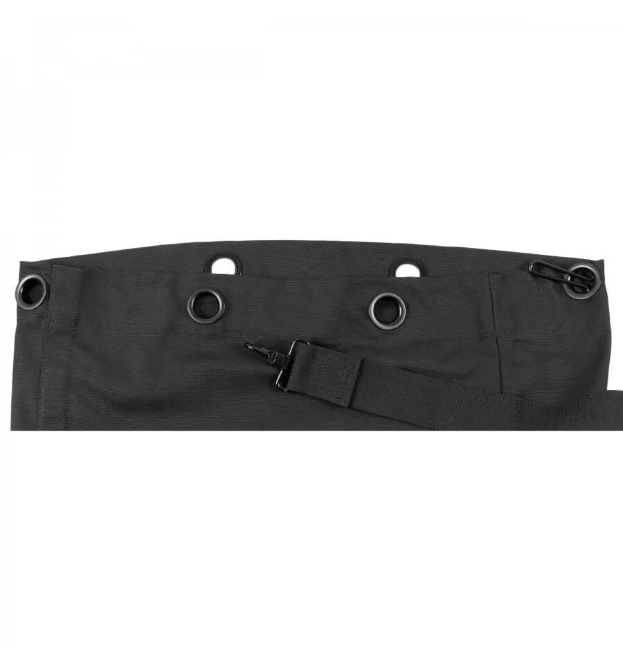 Sac militar US duffle bag, volum 100 litri, 100% bumbac, negru 2/2