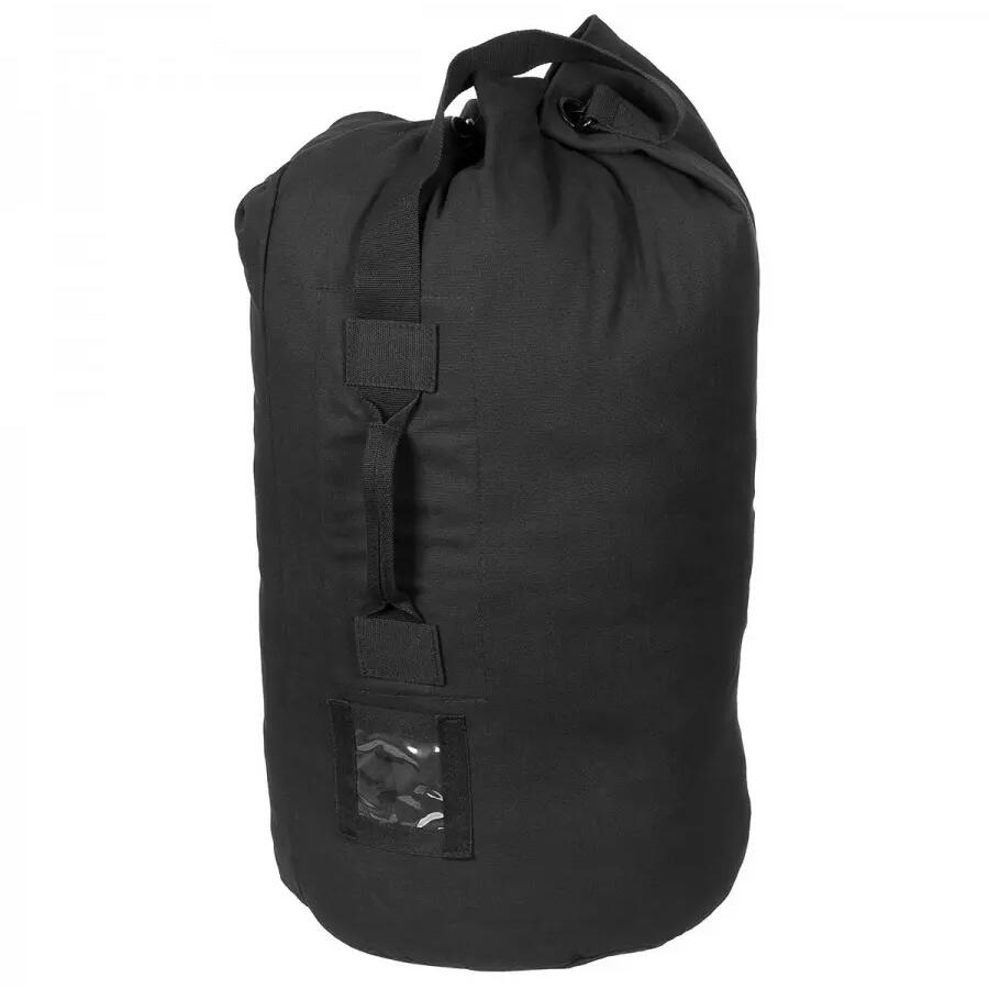 Военен чанта US duffle bag, обем 100 литра, 100% памук, черен