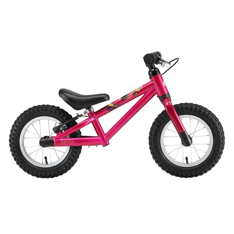 Vélo d'équilibre VTT Bikestar 12 pouces, rose foncé