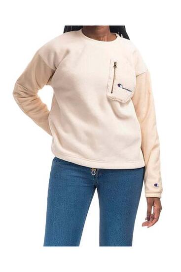 Women's Champion Crewneck Polartec Fleece-Sweatshirt