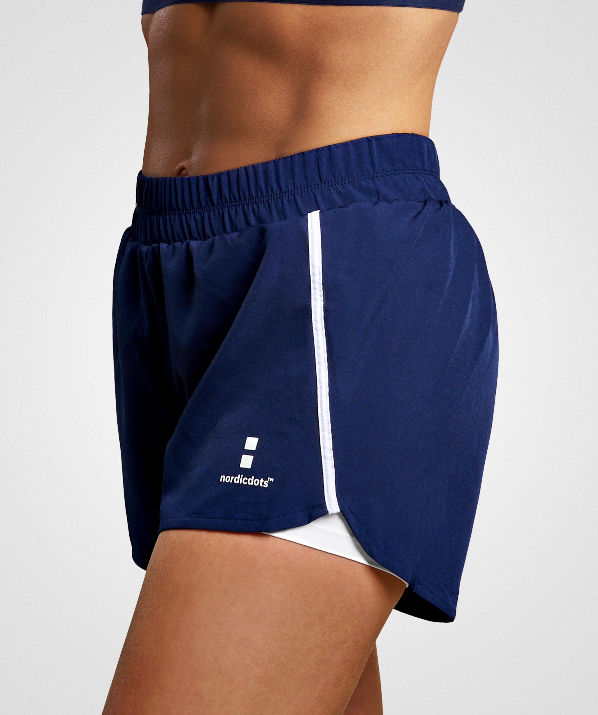 NORDICDOTS Padel/Tennis Trainingsshorts Dames MarineBlauw