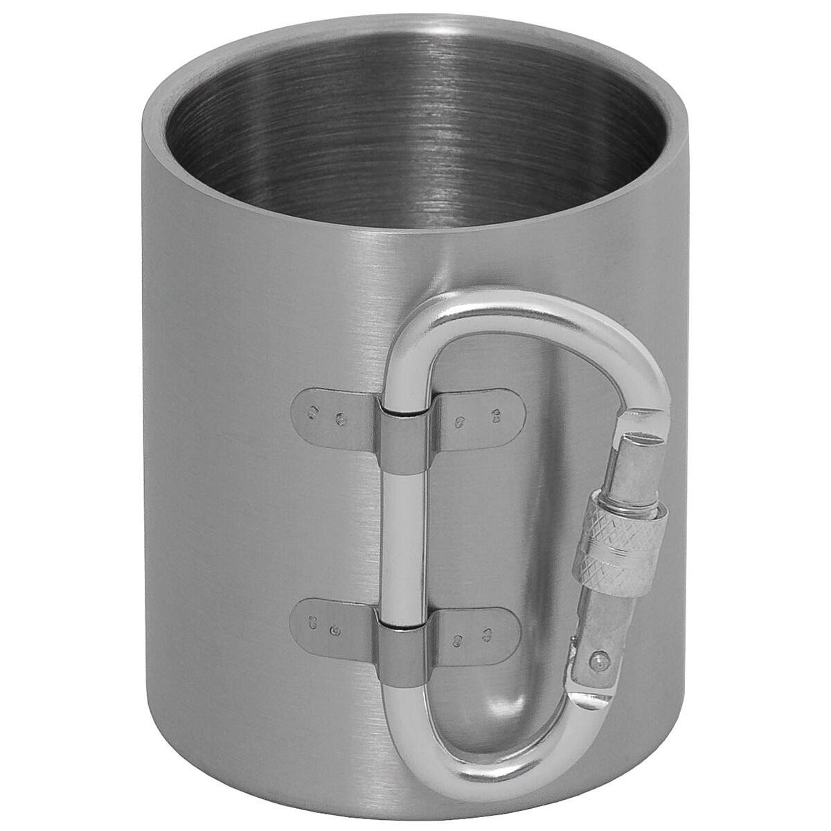 Tasse en Acier Inoxydable Double Paroi Fox Outdoor avec Mousqueton 2/2