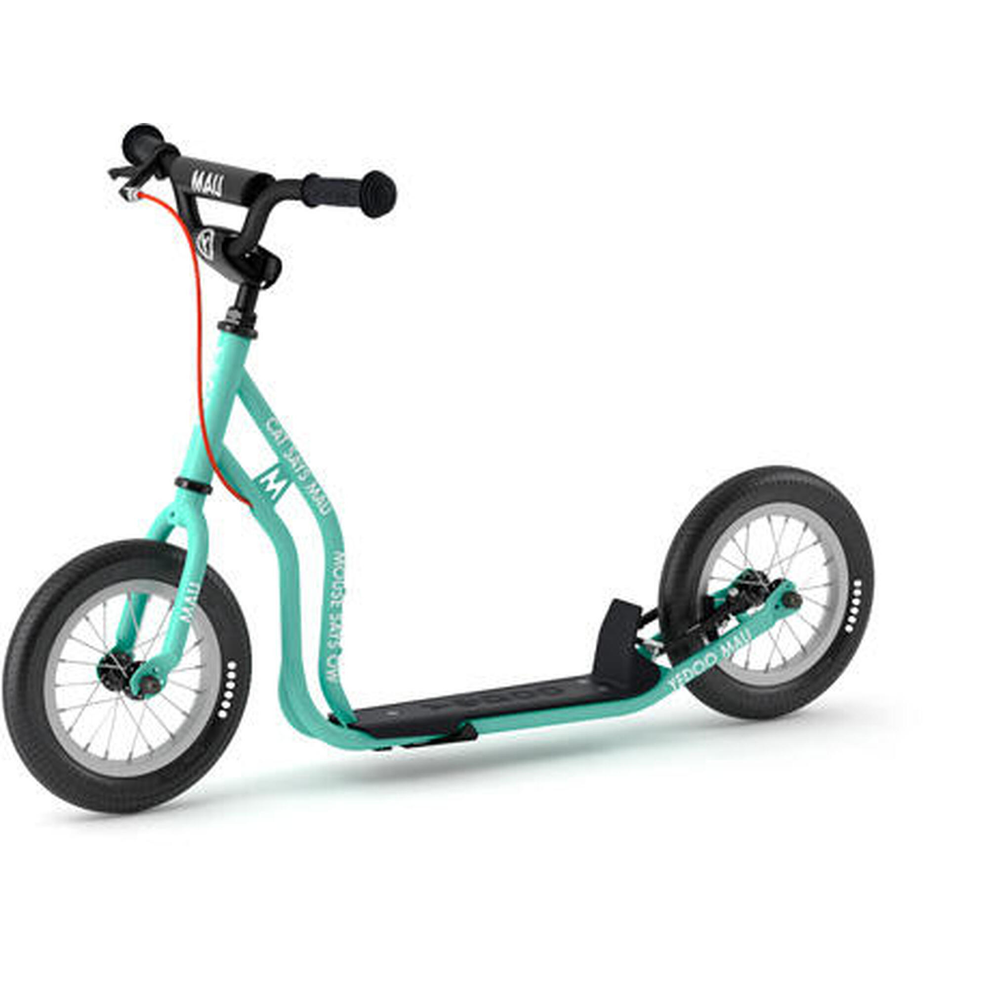 Mau Turquoise scooter with inflatable tires